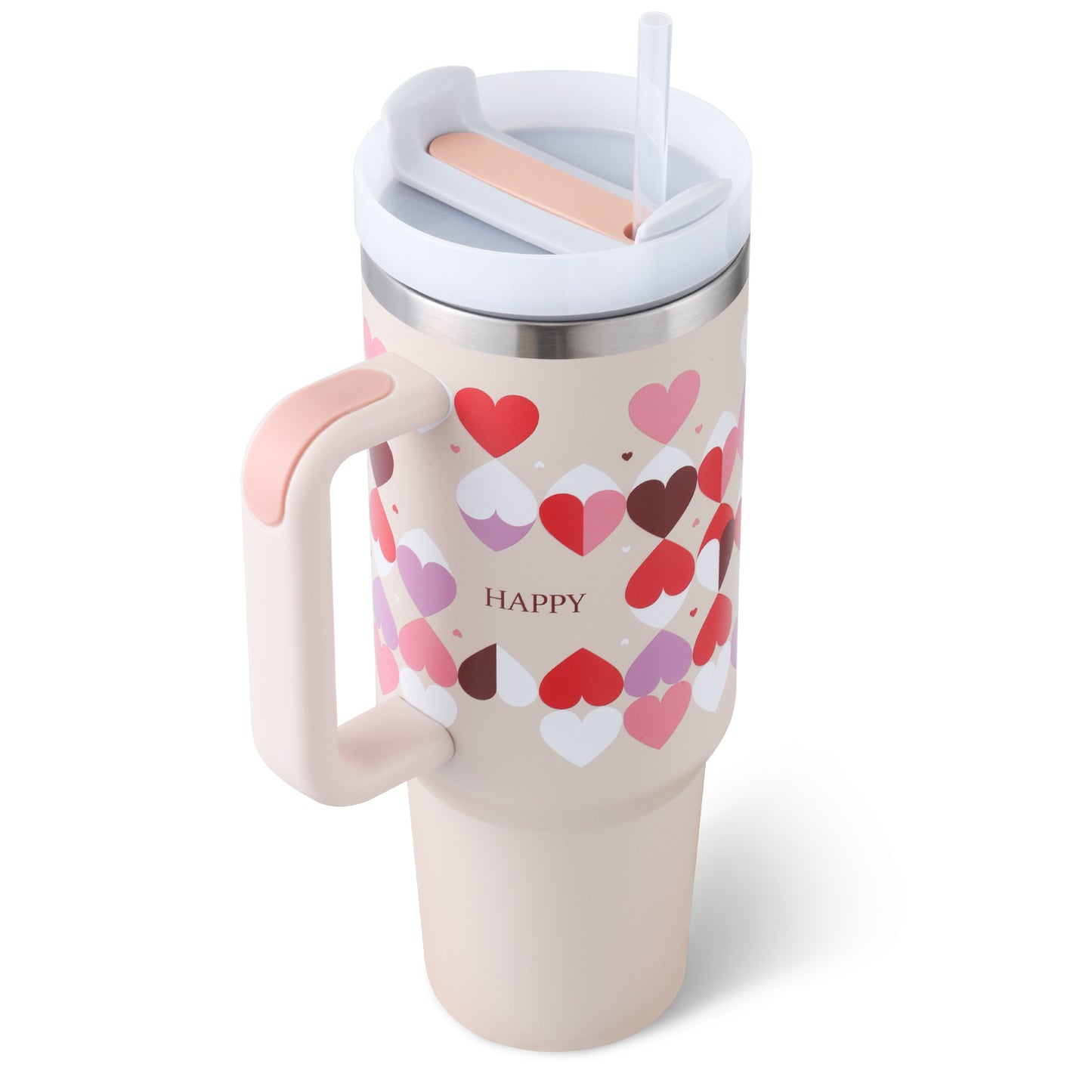 40 Oz Insulated Stainless Steel Tumbler With Handle