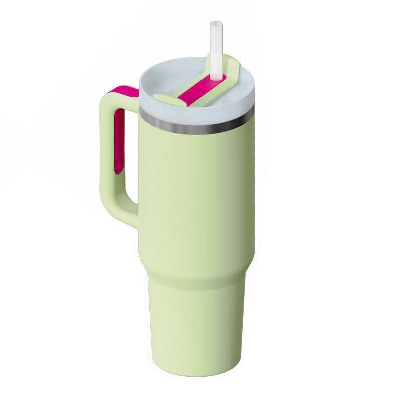 40 Oz Insulated Stainless Steel Tumbler With Handle