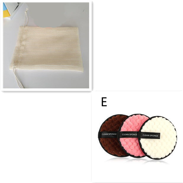 Magic Makeup Removing Puff Round