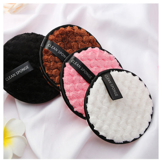Magic Makeup Removing Puff Round