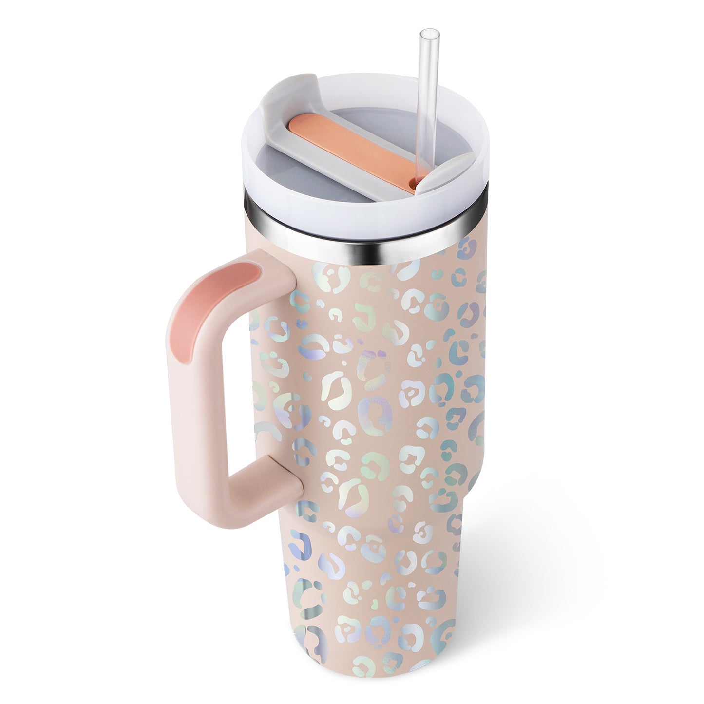 40 Oz Insulated Stainless Steel Tumbler With Handle