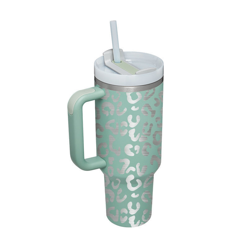 40 Oz Insulated Stainless Steel Tumbler With Handle