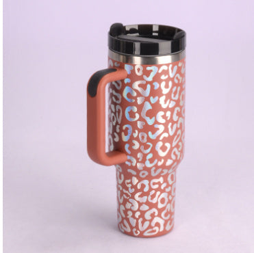 40 Oz Insulated Stainless Steel Tumbler With Handle