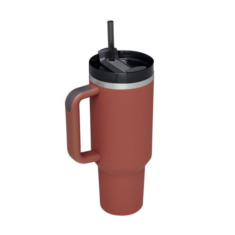 40 Oz Insulated Stainless Steel Tumbler With Handle