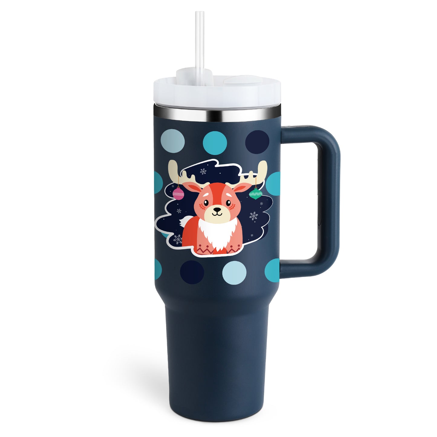 40 Oz Insulated Stainless Steel Tumbler With Handle