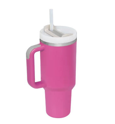 40 Oz Insulated Stainless Steel Tumbler With Handle