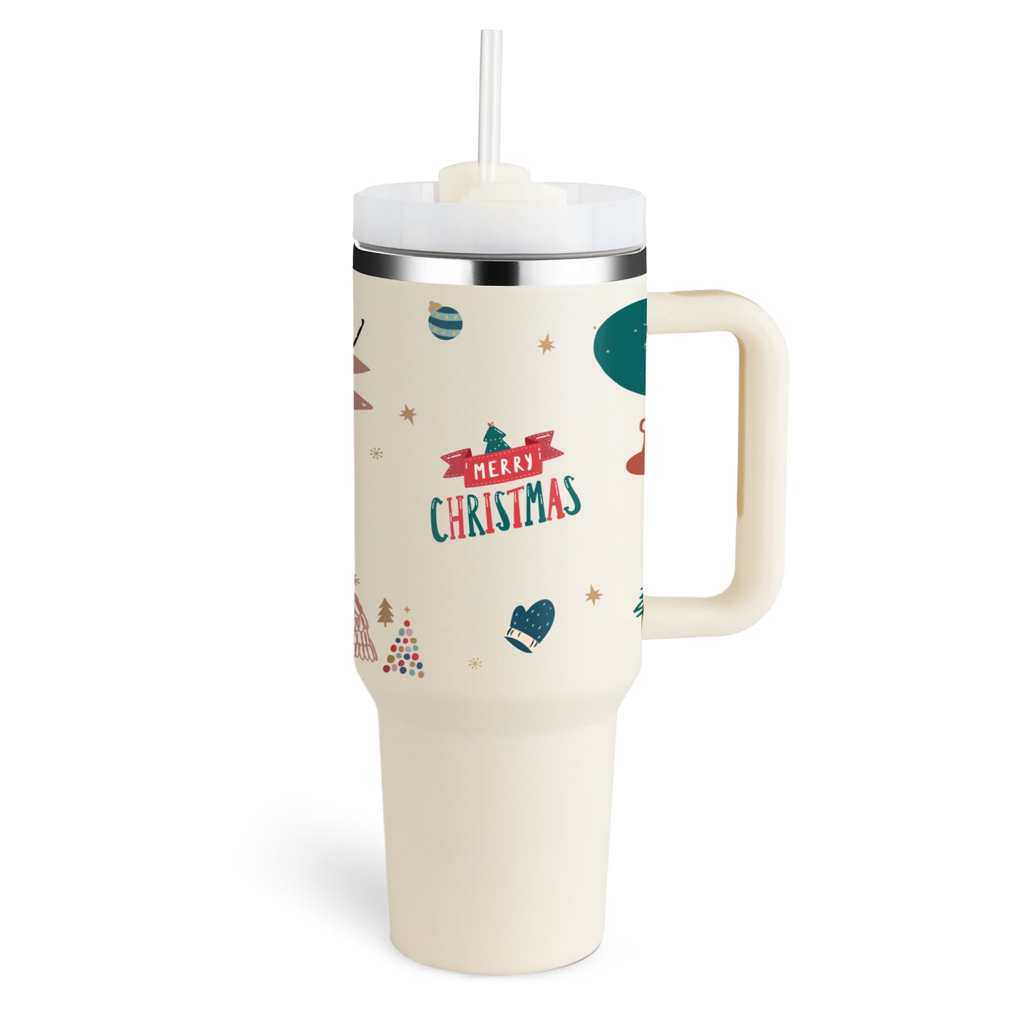 40 Oz Insulated Stainless Steel Tumbler With Handle