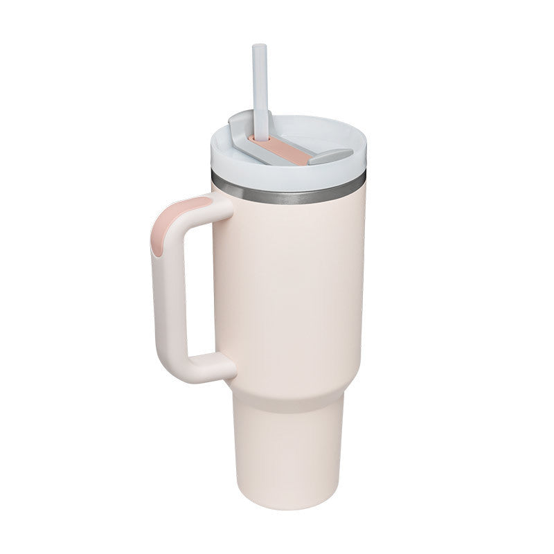 40 Oz Insulated Stainless Steel Tumbler With Handle