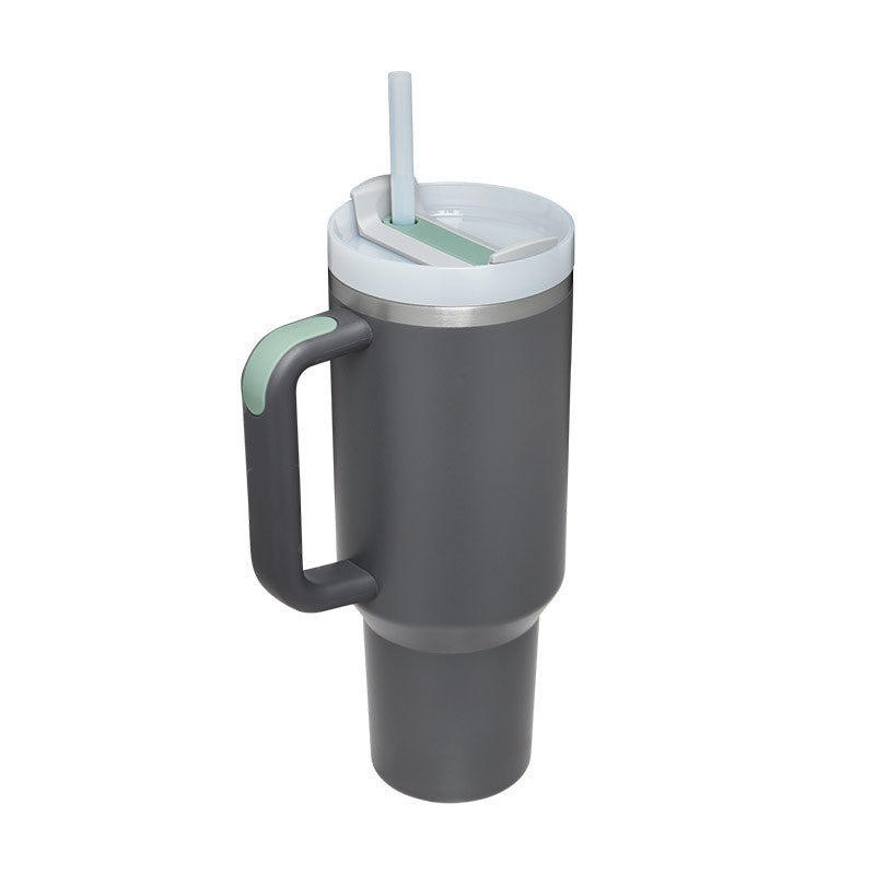 40 Oz Insulated Stainless Steel Tumbler With Handle