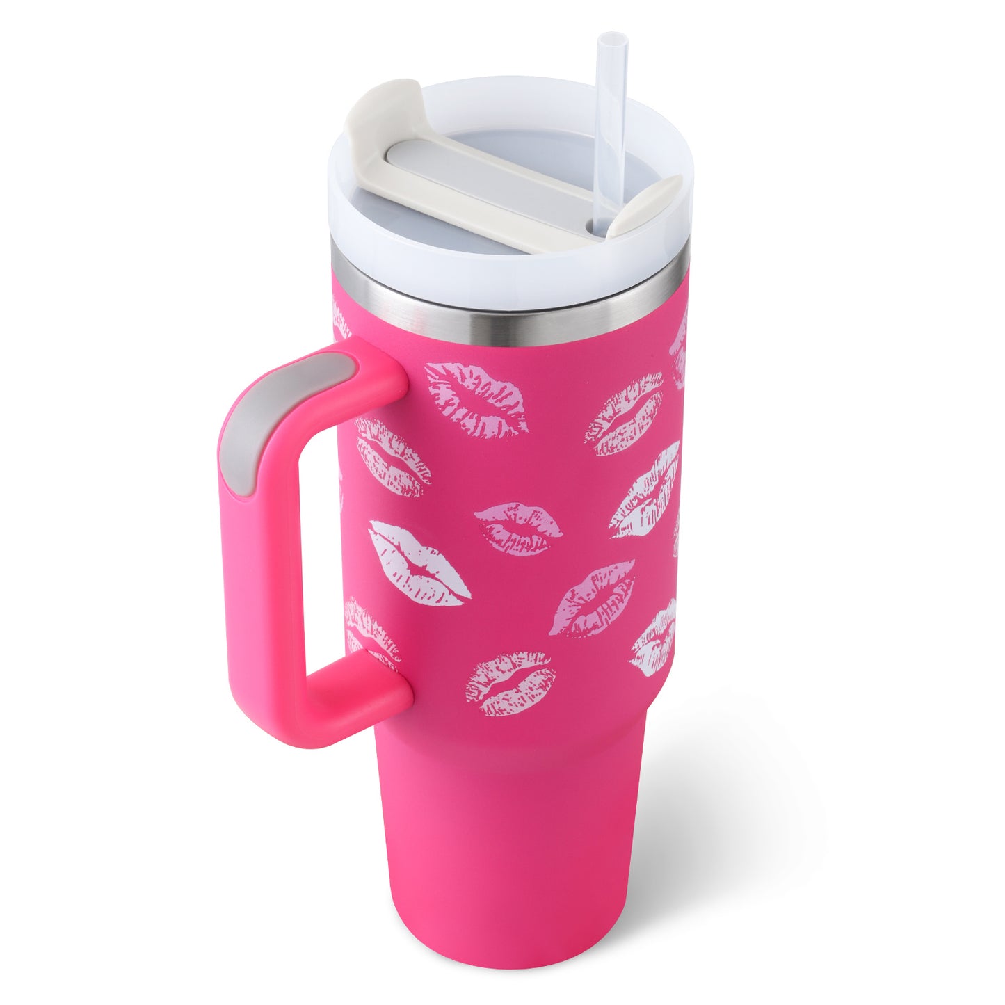 40 Oz Insulated Stainless Steel Tumbler With Handle
