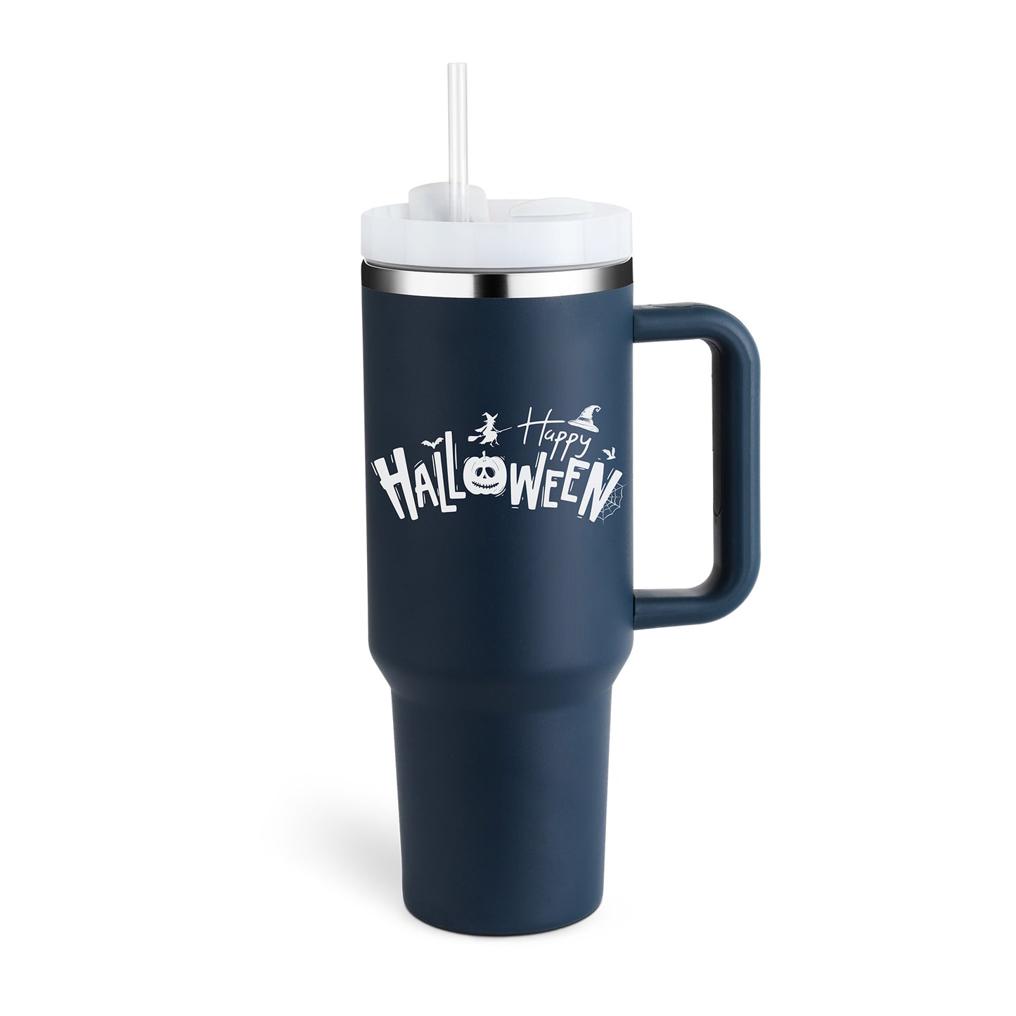 40 Oz Insulated Stainless Steel Tumbler With Handle