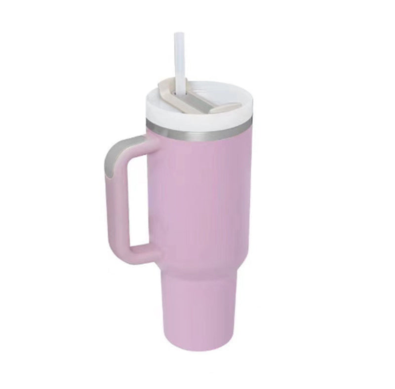 40 Oz Insulated Stainless Steel Tumbler With Handle