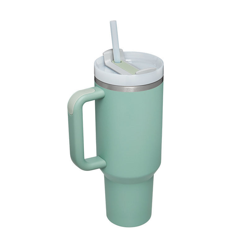 40 Oz Insulated Stainless Steel Tumbler With Handle