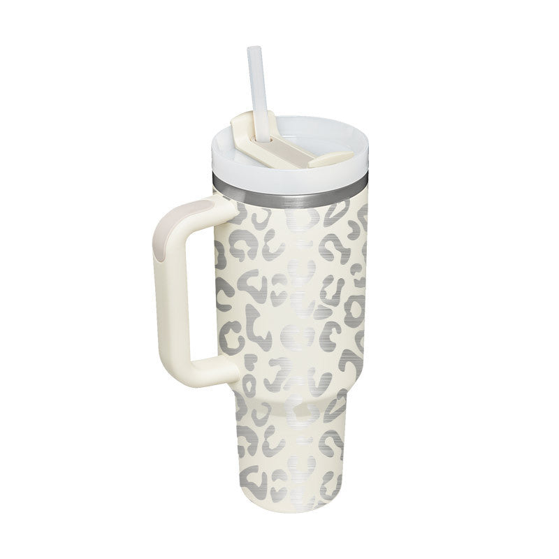 40 Oz Insulated Stainless Steel Tumbler With Handle