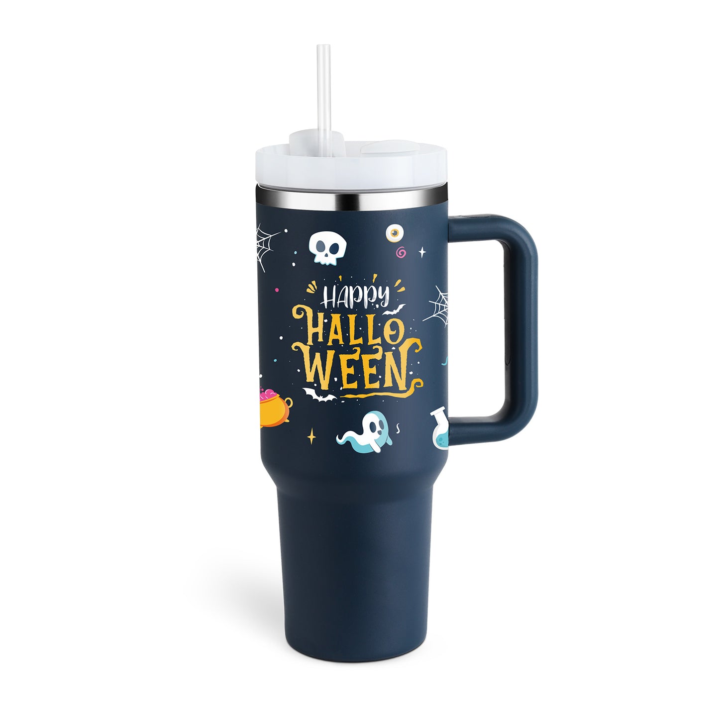 40 Oz Insulated Stainless Steel Tumbler With Handle