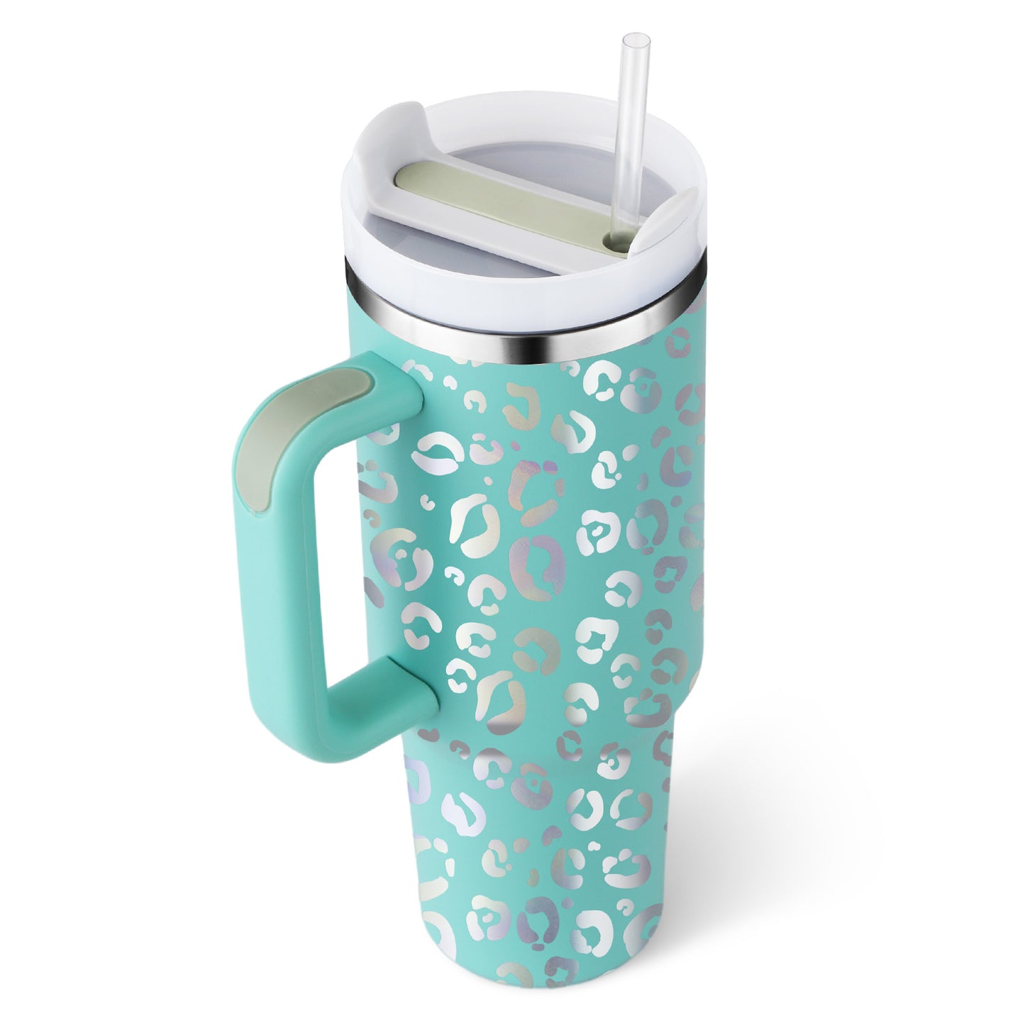 40 Oz Insulated Stainless Steel Tumbler With Handle