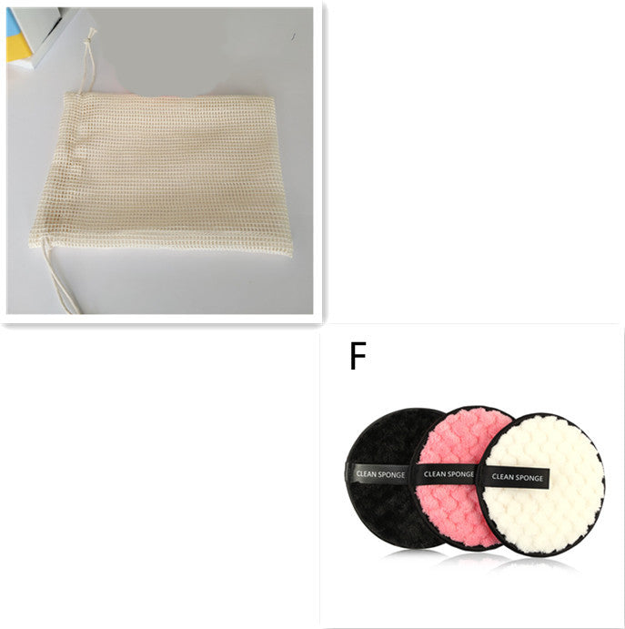 Magic Makeup Removing Puff Round