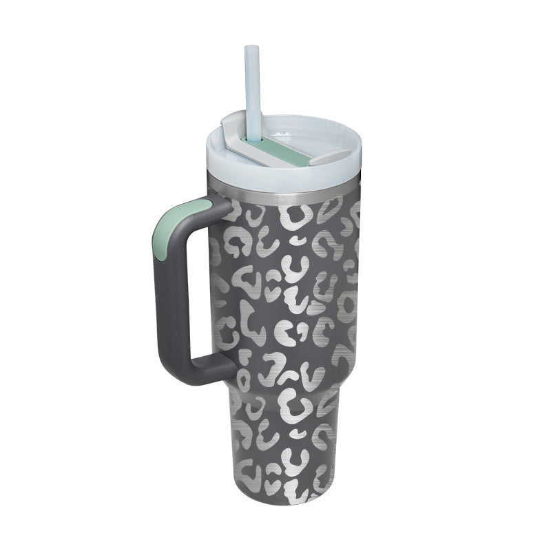 40 Oz Insulated Stainless Steel Tumbler With Handle