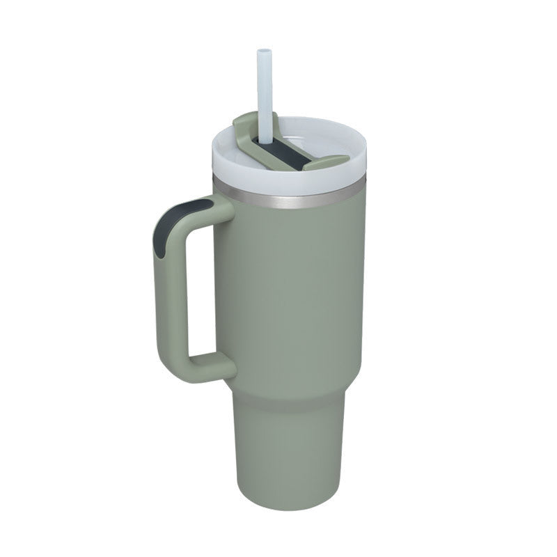 40 Oz Insulated Stainless Steel Tumbler With Handle
