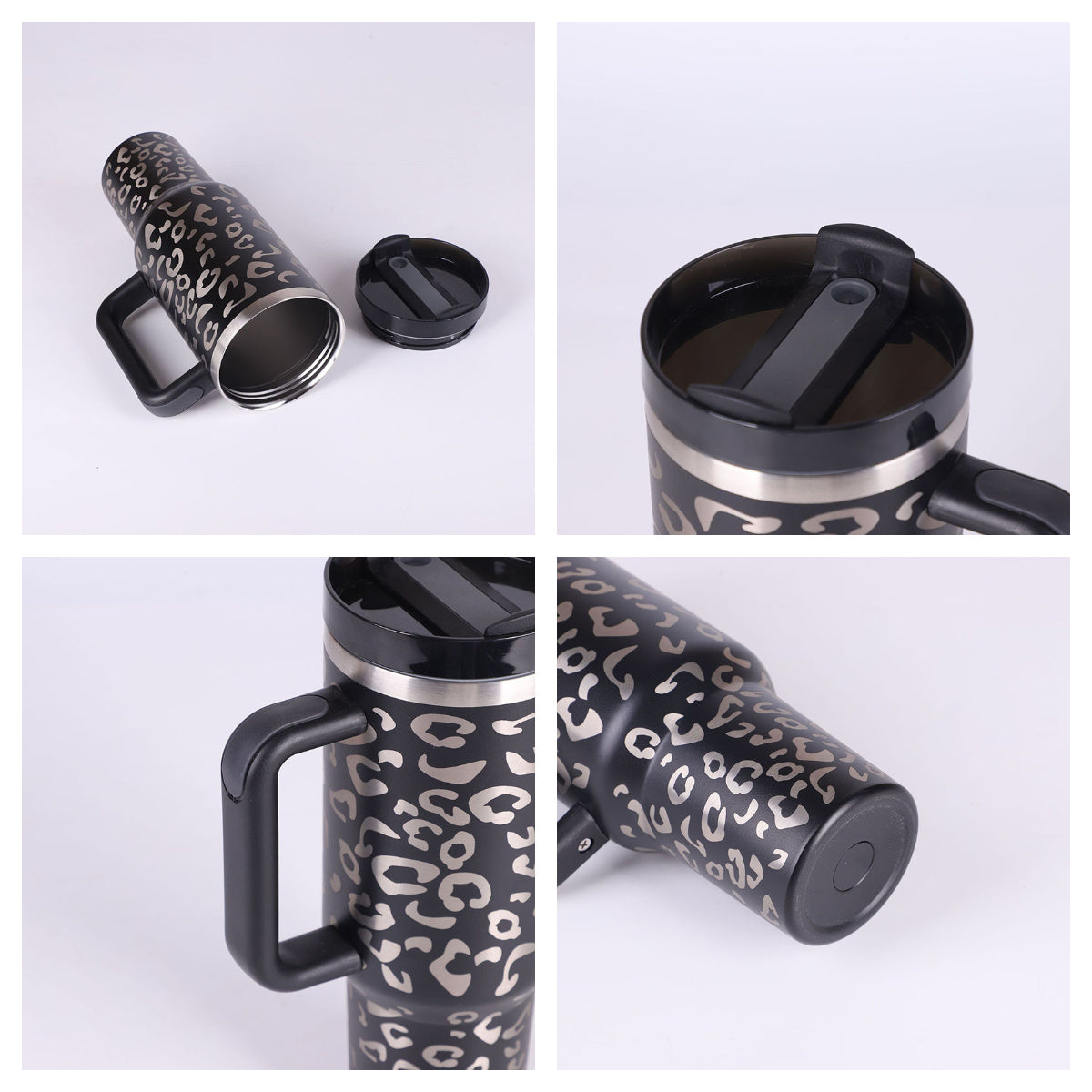 40 Oz Insulated Stainless Steel Tumbler With Handle