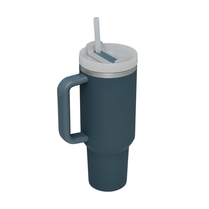 40 Oz Insulated Stainless Steel Tumbler With Handle
