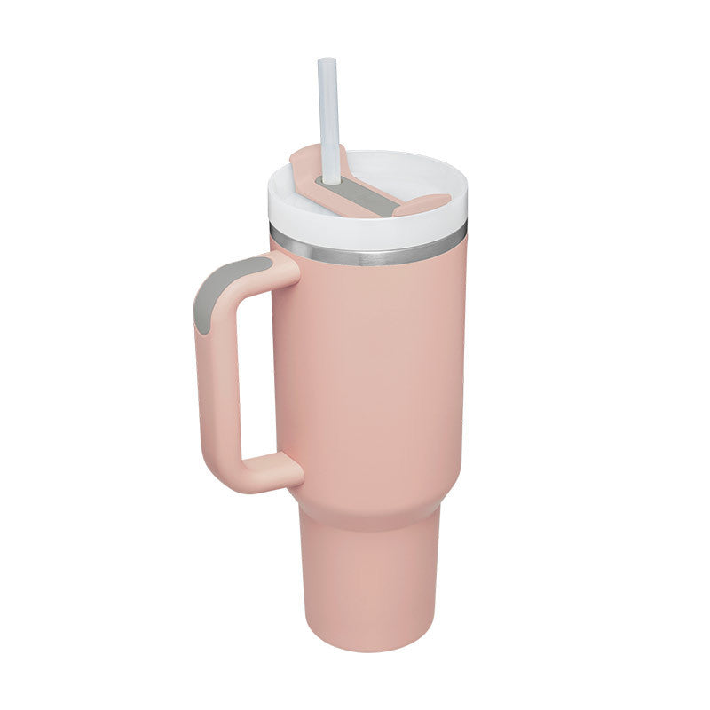 40 Oz Insulated Stainless Steel Tumbler With Handle
